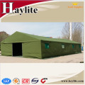 PE PVC green camouflage camping tent for military use